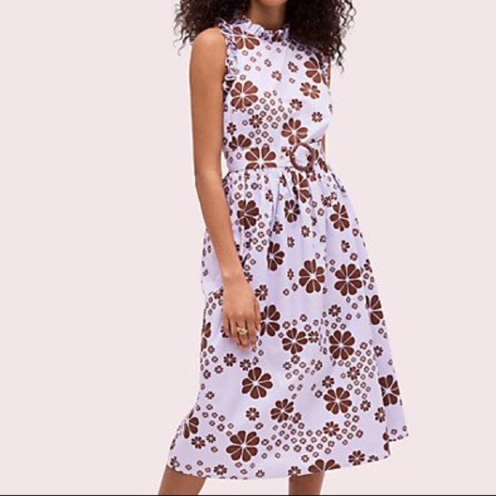 Flora spade midi dress